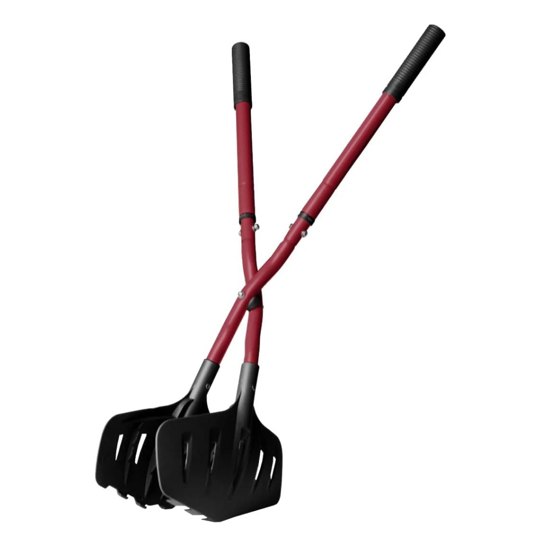 RootSlayer XXL Leaf Rake with Telescopic Handle