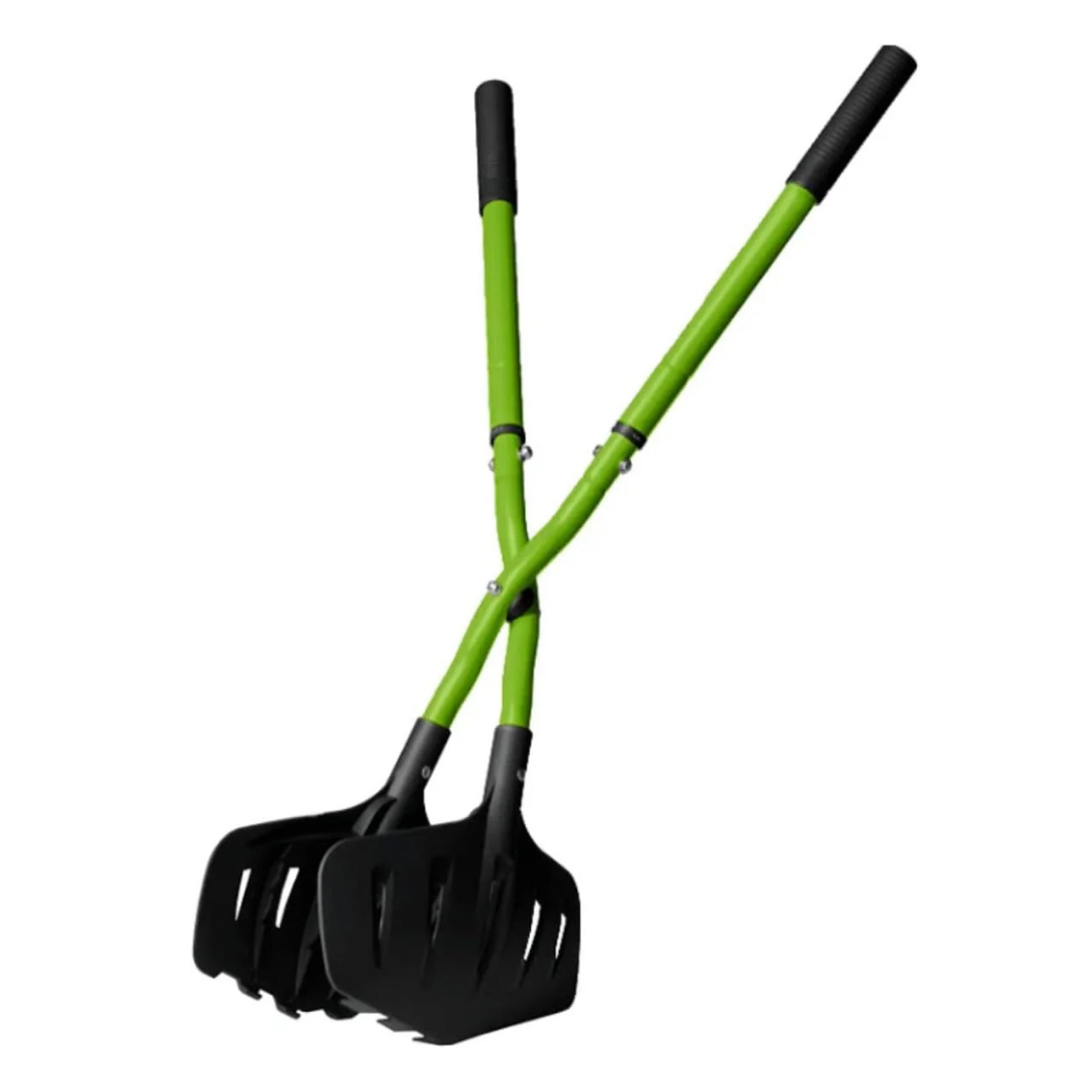 RootSlayer XXL Leaf Rake with Telescopic Handle