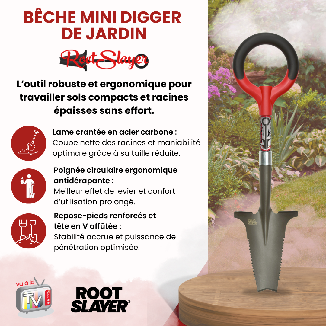 RootSlayer Mini-Digger Spade 