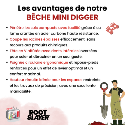 RootSlayer Mini-Digger Spade 
