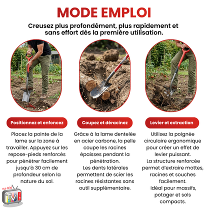 Rootslayer Trenching Shovel
