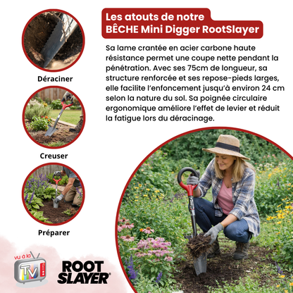 RootSlayer Mini-Digger Spade 
