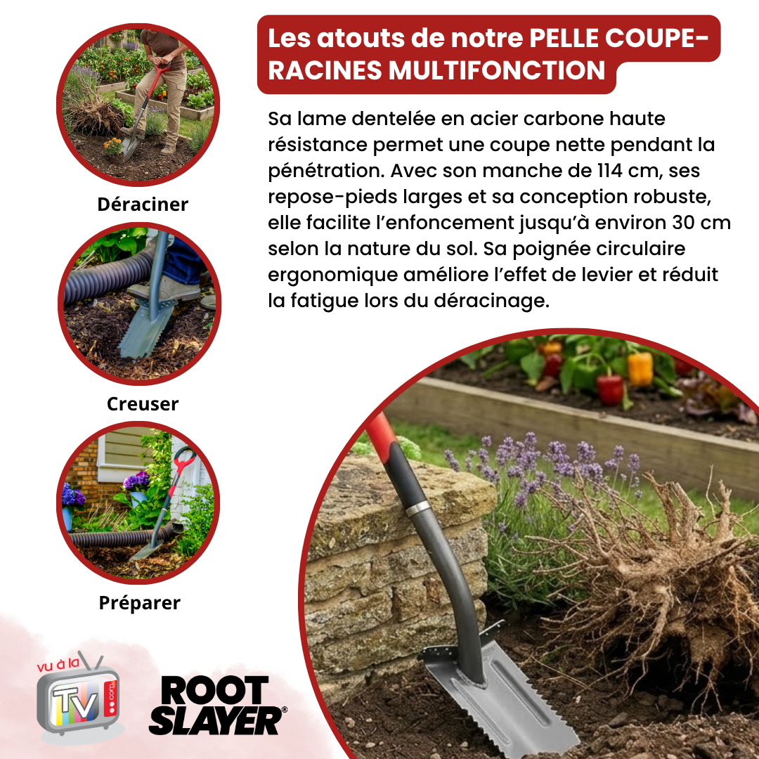 Rootslayer Trenching Shovel