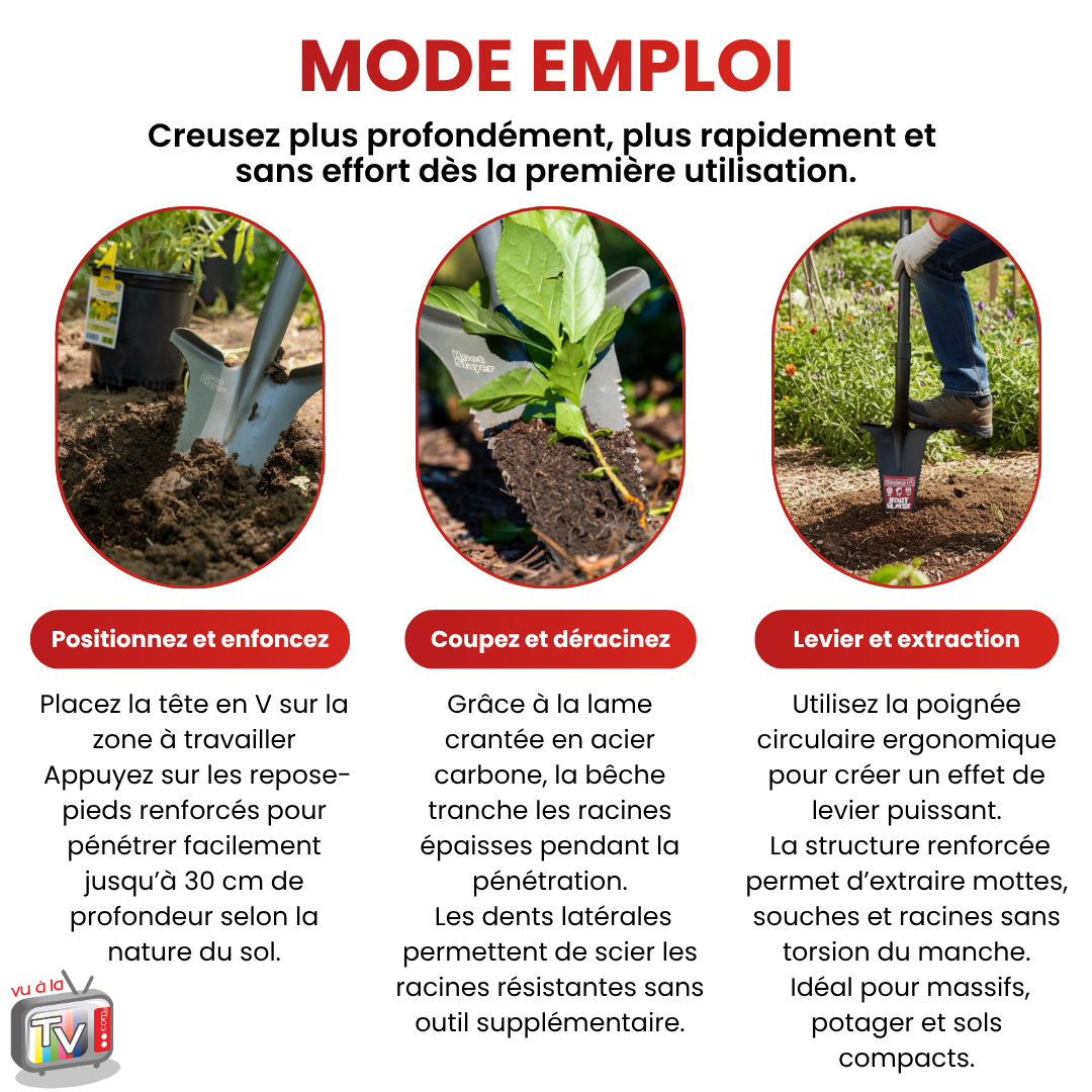 RootSlayer Special Flowerbed Spade