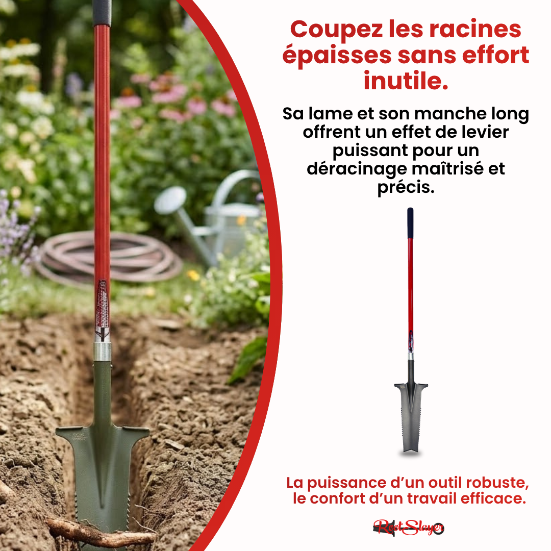 Rootslayer XL Handled Drainage Spade