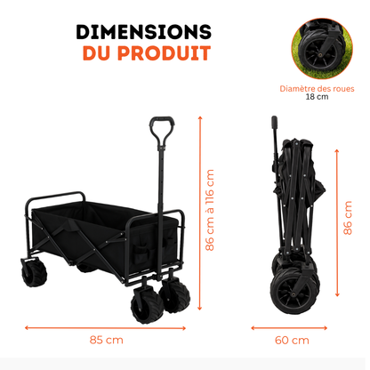 Foldable Shopping Trolley 150 kg